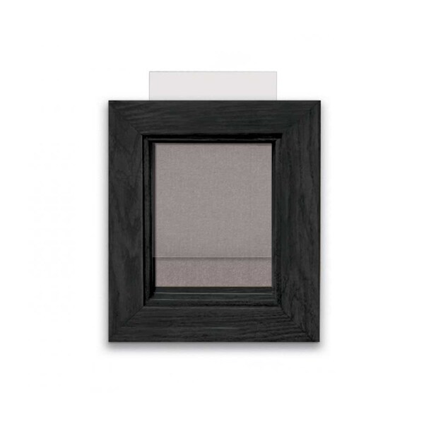 Outdoor Enclosed Combo Board, 48"x36", Bronze Frame/Grey & Surf